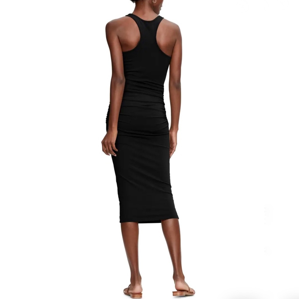 Michael Stars Black Racerback Midi Dress - Picture 3 of 7